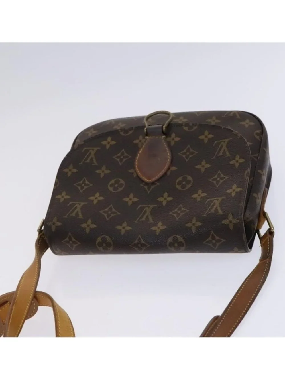 Authentic LOUIS VUITTON Monogram Saint Cloud GM Shoulder Bag M51242 LV